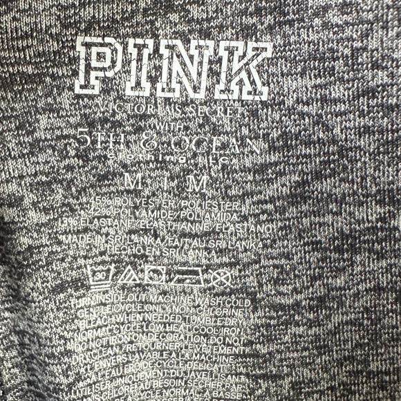 Green Bay Packers Pants Legging Womens Medium Gray Pull On Pink Victorias Secret - Picture 4 of 8